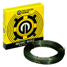WIRE MUSIC STEEL .020 937'/LB 1LB COIL - Music Wire
